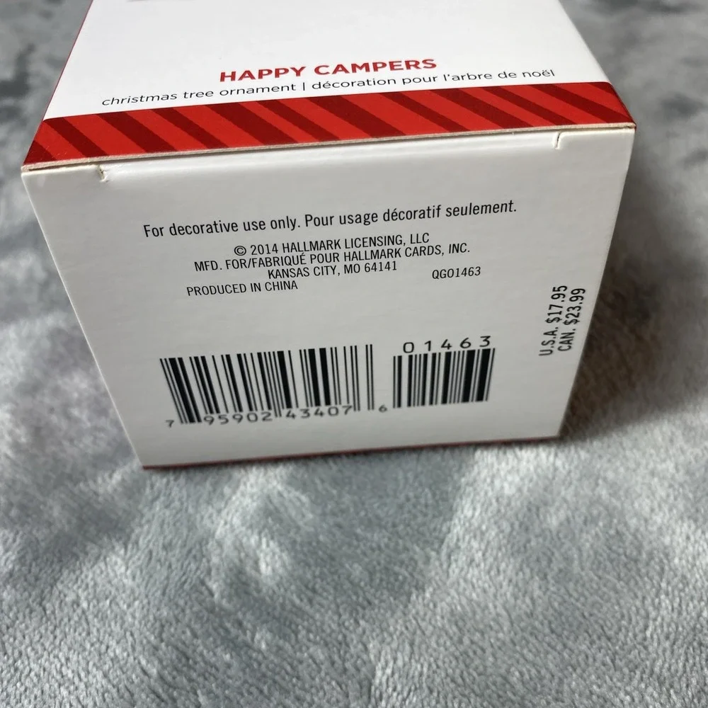 Hallmark 2014 Happy Campers RV Keepsake Christmas Ornament Retro Motor Home